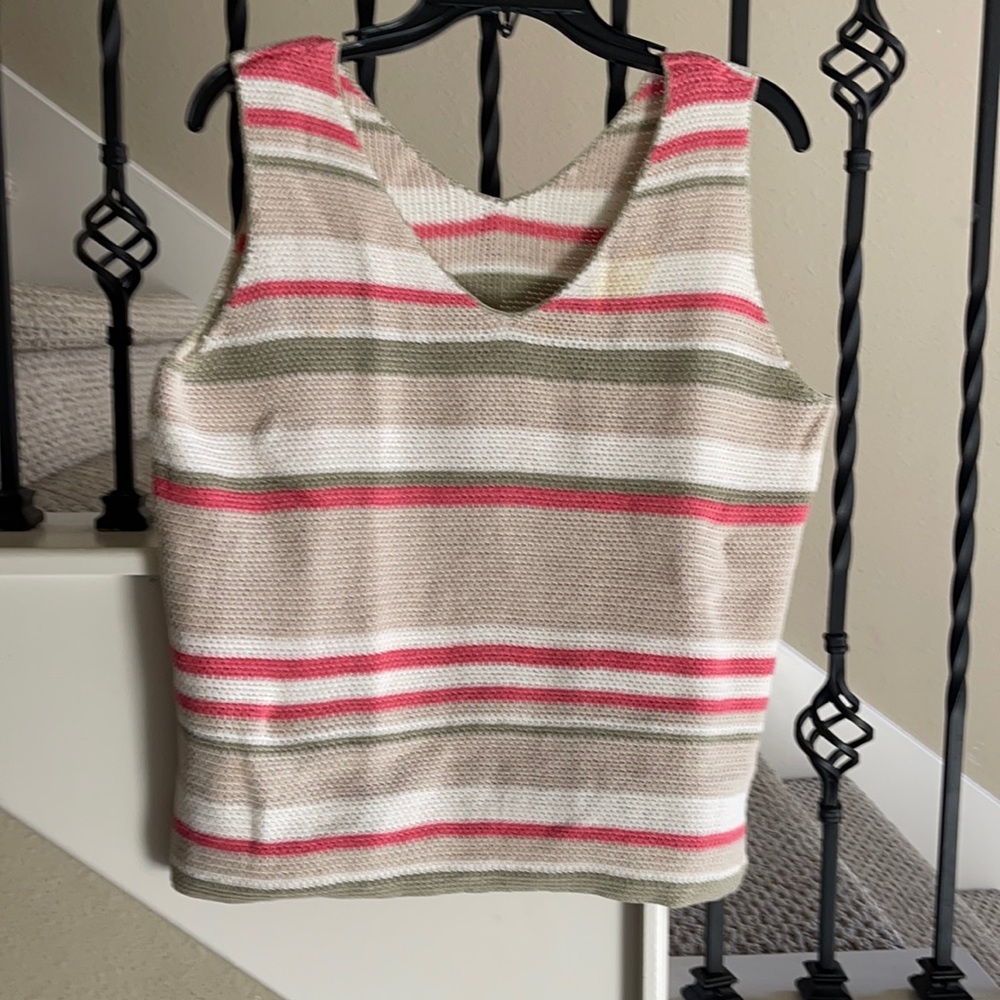 Crochet (?) Vest. No brand tag.